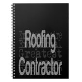 Carnet Entrepreneur de toiture Extraordinaire (Devant)