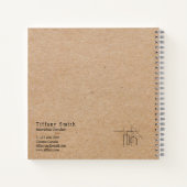 Carnet Entrepreneur en construction de bâtiments Papier K (Dos)