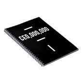 Carnet Entrepreneur - PDG,000,000 Tee Funny Business (Côté Droit)