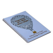 Carnet Entreprise de ballon à air chaud de bienvenue pour (Côté Droit)