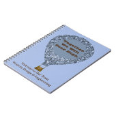 Carnet Entreprise de ballon à air chaud de bienvenue pour (Côté gauche)