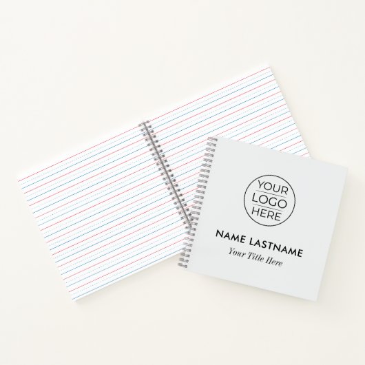 Carnet Entreprise de Logo Moderne (Intérieur)