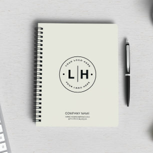 Carnet Entreprise de logo personnalisé moderne