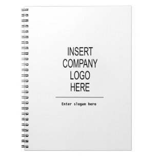 Carnet Entreprise de logo personnalisé pour la promotion
