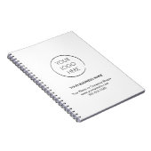 Carnet Entreprise Marque Logo Budget (Côté Droit)