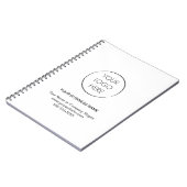 Carnet Entreprise Marque Logo Budget (Côté gauche)