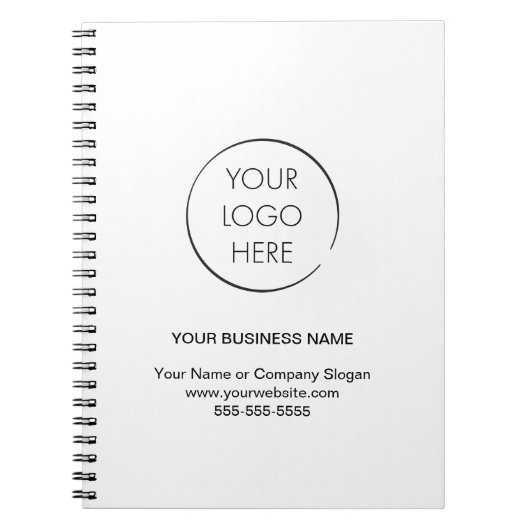 Carnet Entreprise Marque Logo Budget (Devant)