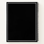 Carnet Entreprise moderne professionnelle minimale (Dos)