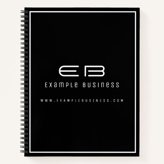 Carnet Entreprise moderne professionnelle minimale (Devant)