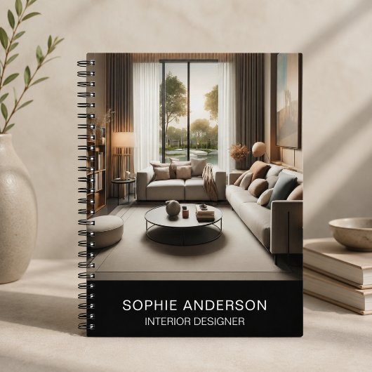 Carnet Entreprise professionnelle de designer d'intérieur