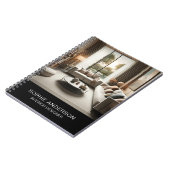 Carnet Entreprise professionnelle de designer d'intérieur (Côté gauche)