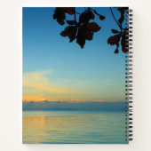 Carnet Enveloppé de bleu matinée, nature côtière  (Dos)