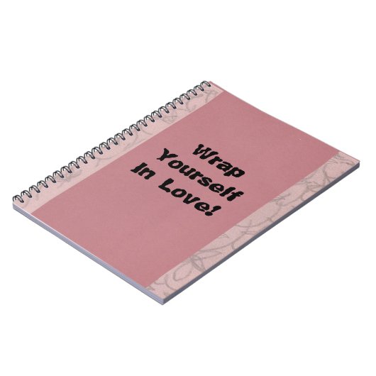 Carnet Enveloppez-Vous Dans L'Amour ! (Côté gauche)