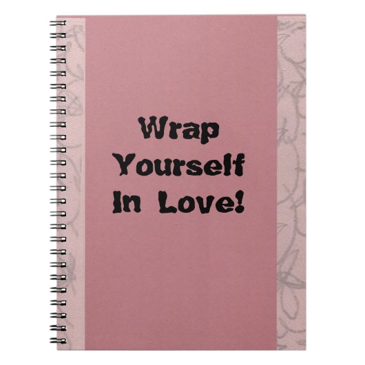 Carnet Enveloppez-Vous Dans L'Amour ! (Devant)