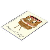 Carnet Envie d'une citation pour la préparation de gâteau (Côté gauche)