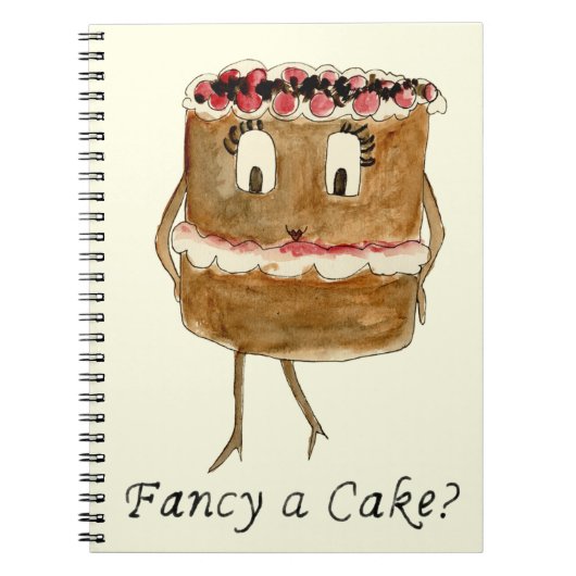 Carnet Envie d'une citation pour la préparation de gâteau (Devant)