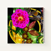 Carnet Envoûtant Magenta & Or  (Dos)
