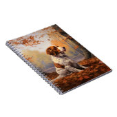Carnet Épanouissement d'un Brittany Spaniel dans les feui (Côté Droit)