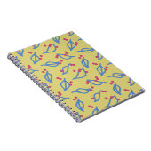 Carnet Éparpillés - Jaune Moutarde (Côté Droit)