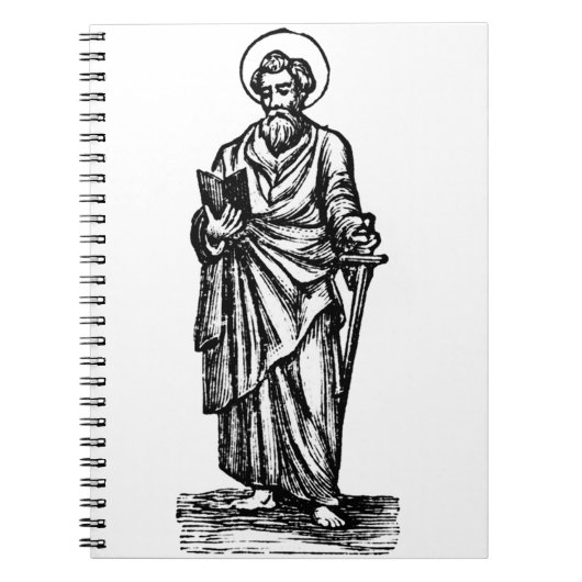 Carnet Épée de l'Esprit Saint Paul Art (Devant)