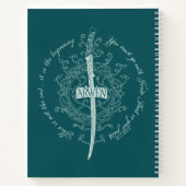 Carnet Épée elfique ARWEN™ Citation (Dos)