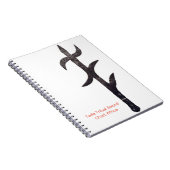 Carnet Épée tribale africaine (Côté Droit)