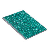 Carnet Épercées turquoise : Bright Close Up Foundation (Côté Droit)