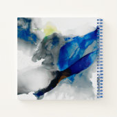 Carnet Ephéméral - Bleu et gris (Dos)