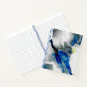 Carnet Ephéméral - Bleu et gris (Intérieur)