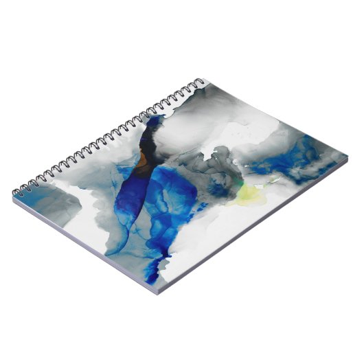 Carnet Ephéméral - Bleu et gris (Côté gauche)