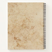 Carnet Ephémère de crâne rouge Peony (Dos)