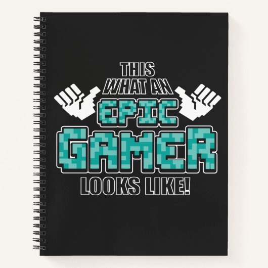 Carnet Epic Gamer ressemble (Devant)