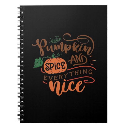 Carnet Épice citrouille Et Tout Joli Sloth (Devant)