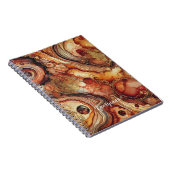 Carnet Épice Citrouille personnalisé Encre d'alcool autom (Côté Droit)