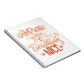 Carnet Épice citrouille & Tout Nice (Côté Droit)