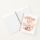 Carnet Épice citrouille & Tout Nice (Intérieur)