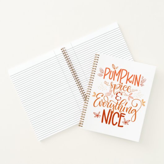 Carnet Épice citrouille & Tout Nice (Intérieur)