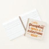 Carnet Épice citrouille & Tout Nice (Intérieur)