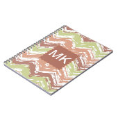 Carnet Épice de scribble Chevron ZigZag (Côté gauche)