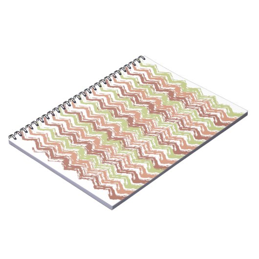 Carnet Épice de scribble Chevron ZigZag (Côté gauche)