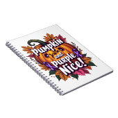 Carnet Épices citrouilles et pourpre Nice : Funny Fall Aw (Côté Droit)