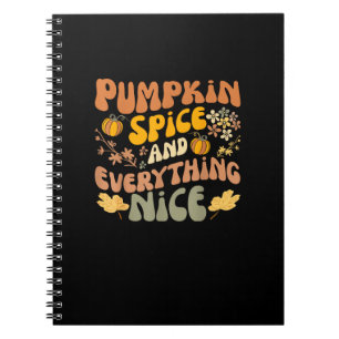 Carnet Épices citrouilles Et Tout Beau Automne Saison Aut