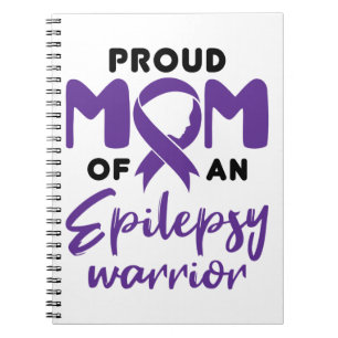 Carnet Epilepsy Maman Fière Maman d'un guerrier épileptiq