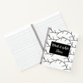 Carnet Épine noire et blanche épine (Intérieur)