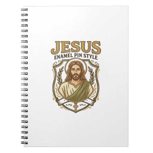 Carnet Épinglette en émail Jésus Style Épinglette en émai (Devant)