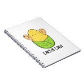 Carnet Épis de maïs Blague drôle de maïs (Côté Droit)