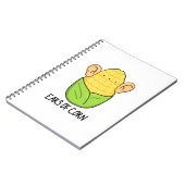 Carnet Épis de maïs Blague drôle de maïs (Côté gauche)