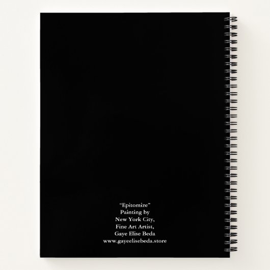 Carnet Épitomiser (Dos)