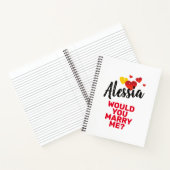 Carnet Épouse-moi (Intérieur)