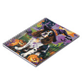 Carnet Épouvantable Springer Spaniel Sorcière d'Halloween (Côté gauche)